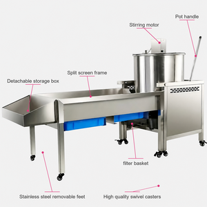Máquina de Palomitas de Maíz Eléctrica con Varilla Mezcladora y <span class=keywords><strong>Olla</strong></span> para Tiendas Minoristas y Puestos de Comida - Product Image 5