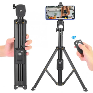 YUNTENG VCT-1688 2in1 Mini Tongsis Tripod Meja / <span class=keywords><strong>Remote</strong></span> Control untuk Smartphone DSLR - Product Image 5