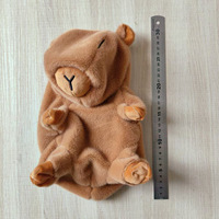 Manteau de poupée en tissu coquille faite à la main peluche étui en cuir semi-fini peluche jouet en gros coquille semi-finie