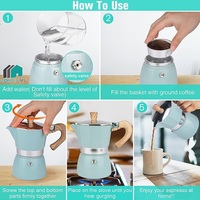Brasseur Bonne qualité infusion dégustation Espresso italien Métal Moka Pot