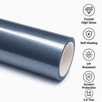 Film de protection automobile PPF pour voiture, film de protection changeant de couleur, auto-réparateur, épaisseur 7,5 mil, TPU haute résilience, anti-rayures, résistant aux taches, en rouleau