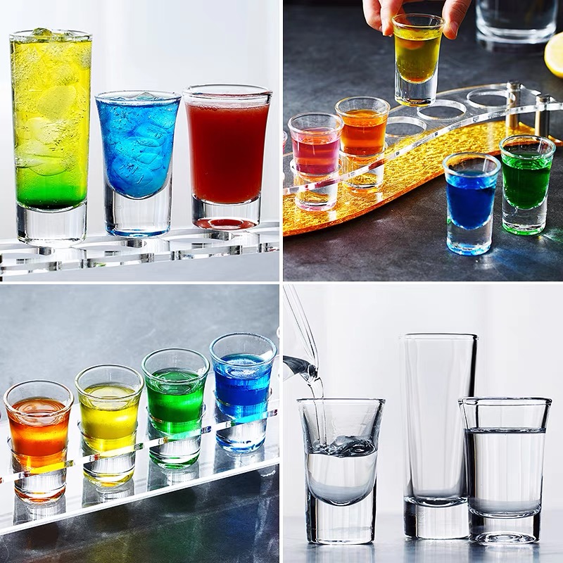 Factory wholesale 2oz Custom Logo Design shot glass