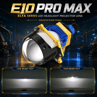 Phare de remplacement universel pour automobile, projecteur Bi-LED 3 pouces, haute luminosité, accessoires de phare LED