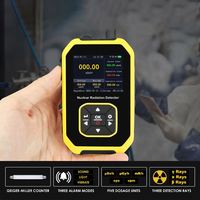 Moniteur radioactif de haute qualité, unités commutables bêta-gamma-rayons X, compteur Geiger rechargeable, rayonnement nucléaire, 1 an