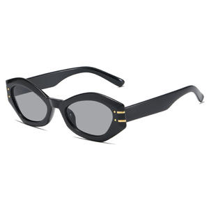 Nouveautés lunettes de luxe pour hommes 2025 mode haute qualité gelée couleur tendance polygone oeil de chat lunettes de soleil unisexe - Product Image 1