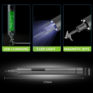 1F + Pro 64 en 1 <span class=keywords><strong>Tournevis</strong></span> <span class=keywords><strong>électrique</strong></span> sans fil Lithiumion Charge LED Kit de <span class=keywords><strong>tournevis</strong></span> <span class=keywords><strong>électrique</strong></span> - Product Image 2