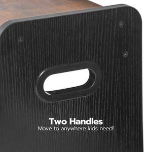 Tabouret de lit en bois à deux marches pour enfants pour l'apprentissage de la propreté Décoration moderne et champêtre Marque Zzm Fabriqué en Europe - Product Image 3