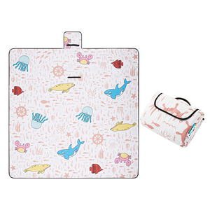 Manta de Picnic Plegable Portátil, Tapete Impermeable de Tela Oxford y PVC para Exteriores, Resistente a la Humedad, para Camping, Tapete de Picnic Grueso - Product Image 1