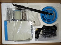 Machine à coudre multifonctionnelle à alimentation par ruban réglable en 6 sections MC-6D, unité d'alimentation élastique, dispositif de dosage élastique