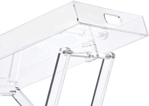Hiện Đại 19X13 Inch 23 Inch Cao Acrylic Folding Tray Bảng Acrylic Side Bảng - Product Image 3