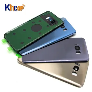 Mobile phone back cover For Samsung S8 G950F Back Glass Battery Cover Housing For Samsung S8 Plus S8+ G955F Back Cover