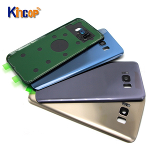 Del telefono Mobile della copertura posteriore Per Samsung <span class=keywords><strong>S8</strong></span> G950F di Vetro Posteriore Della Batteria Dell'alloggiamento Della Copertura Per Samsung <span class=keywords><strong>S8</strong></span> Più <span class=keywords><strong>S8</strong></span> + G955F della Copertura posteriore - Product Image 1