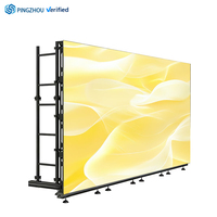 Pantalla LED de Alquiler para Escenarios, Video Wall 500x1000mm 500x500mm 8K Impermeable P2.976 P3.91 para Conciertos, Eventos, Iglesias, Bodas, Interiores y Exteriores