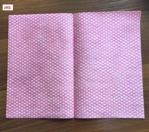 Mua Số Lượng Lớn Trong Kho Hàng Hóa Nói Chung Ướt Và Khô Polyester Viscose Không Dệt Làm Sạch Vải Cuộn - Product Image 4