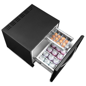 Mini-<span class=keywords><strong>réfrigérateur</strong></span> <span class=keywords><strong>encastrable</strong></span> 45L à absorption silencieuse pour hôtel, maison, caravane, camping avec entrepôts à l'étranger - Product Image 2