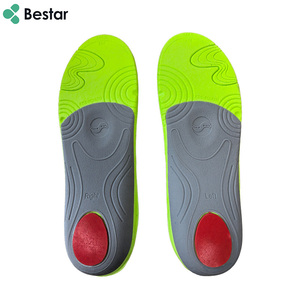 Semelles intérieures en PU avec logo personnalisé, absorption des chocs, amorti sportif, soutien de la voûte plantaire, orthopédiques pour basketball, football, soccer - Product Image 3