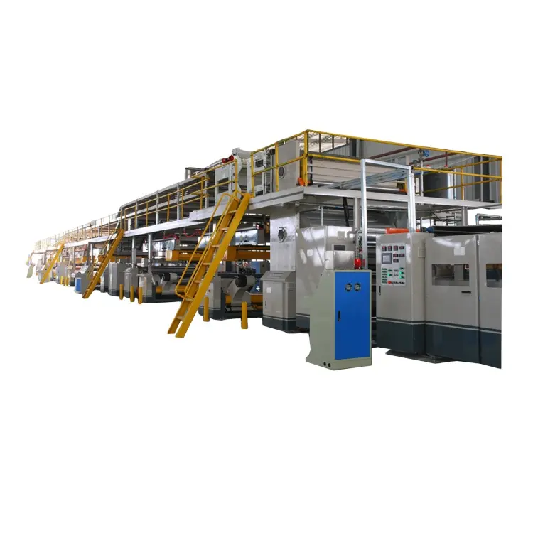 corrugated carton cardboard packing machine 5 layer production line