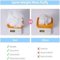 Farce en polyester hypoallergénique de 1lb (500g) pour la fabrication de coussins d'animaux en peluche au crochet