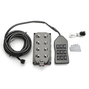 9 interrupteur boîte cordon filaire télécommande Air Ride <span class=keywords><strong>Suspension</strong></span> interrupteur à bascule avec 1/4 "VU4 électrovanne unité Air <span class=keywords><strong>Suspension</strong></span> - Product Image 2