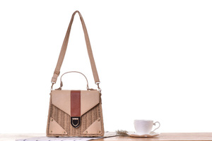 Sac de plage d'été en paille de papier fait main pour femme et fille - Product Image 3