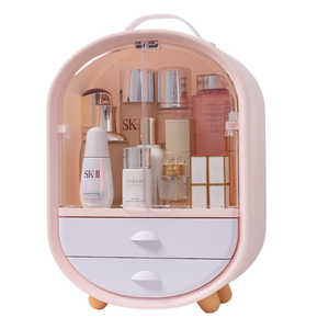 luxury cosmetic organizer plastic jar cosmetic brush storage box wholesale cosmetic make up organizer box