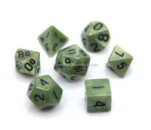 HS Dice Mini Polyhedral RPG Dice Set 10MM, Small RPG Role Playing Game Dice Set D4-D20 DND Board game