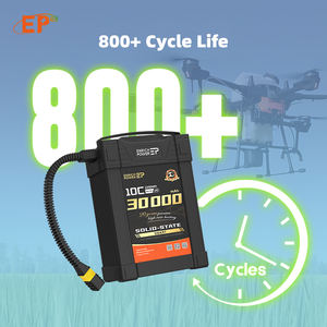 EP 30ah 28ah 22ah Solid Smart Drone Batterijen 12s 14s 16s Lipo Batterij Productiefaciliteit LCD Display LED Verlichting Met AS150U - Product Image 2