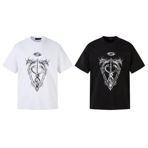 Camiseta de Manga Corta para Hombre, 100% Algodón, Estampada, Transpirable, Anti-Pilling, Estilo Casual Urbano - Product Image 2