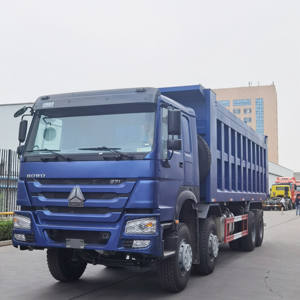 Nuevo camión volquete Howo 12 Wheeler 430HP camión volquete de basura <span class=keywords><strong>usado</strong></span> 4 <span class=keywords><strong>ejes</strong></span> camión volquete de <span class=keywords><strong>tres</strong></span> ruedas - Product Image 3