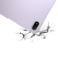 Compatible avec OPPO Pad 5 12,1 pouces, coque souple transparente en TPU avec airbag aux quatre coins, résistante aux chutes, fabriquée en Chine en 2025