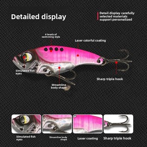 Esche Metalliche Vibranti all'Ingrosso 5g-20g, Esca Rotante per Pesca in Acqua Dolce, Trota, Spigola e Luccio - Product Image 2