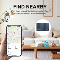 Localizador de tarjetas MFi para niños, billetera para ancianos, equipaje, rastreador GPS para mascotas, IP67, dispositivo de seguimiento en tiempo Real resistente al agua, buscador IOS