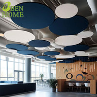 Panneau acoustique en fibre de verre 600x600 pour plafond suspendu, idéal pour le contrôle du bruit dans les bureaux
