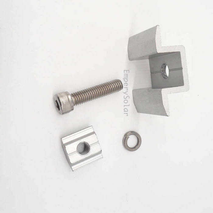 Aluminum Roof Solar Panel Rapid Mounting Clamps Fast Install PV Clamps ...