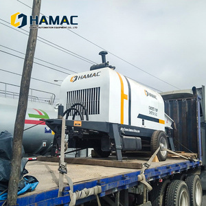 Pompe à béton diesel haute pression de type remorque avec moteur Weichai, système de contrôle à distance 30m/H pour la construction - Product Image 6