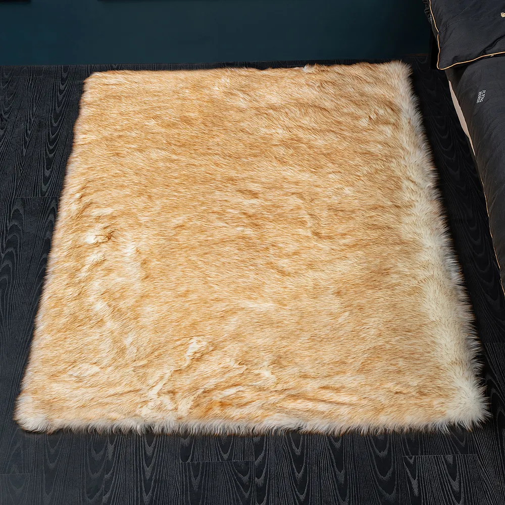 カーペット卸売業者供給良いハートカーペットふわふわ床カーペット柔らかい毛皮の敷物カスタマイズして洗える