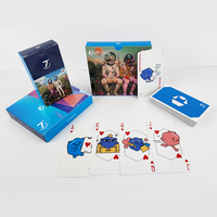 Jeu de cartes à jouer personnalisées avec logo imprimé, ensemble de cartes de poker personnalisées dans un coffret cadeau haut de gamme pour cadeaux d'entreprise