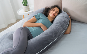 Pregnant Women C-Shaped <b>Maternity</b> <b>Pillow</b> with Adjustable Firmness Pregnancy <b>Pillows</b> for Sleeping - Product Image 2