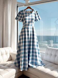 plus size white asymmetrical dress 1960s A-Line Mod Blue Vintage Mini Dress main image 0