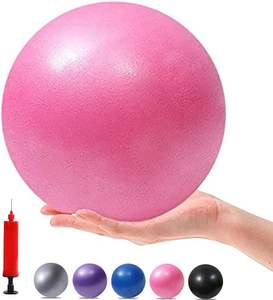ลูกบอลโยคะฟิตเนสกันลื่นขนาด25ซม. ลูกบอลโยคะพิลาทิสเพื่อปรับสมดุลกันเสียง - Product Image 4