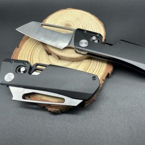 Pisau Lipat Mini EDC Gagang Aluminium Super Tajam, Bilah Lipat Hasil CNC, Pisau Taktis untuk Berkemah dan Pertahanan Diri - Product Image 4