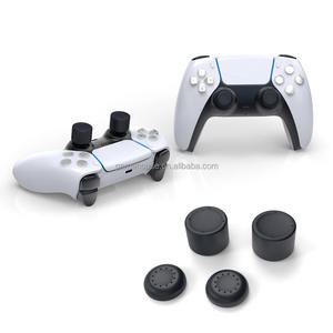 LD 4-en-1 Amovible Noir Thumbsticks pour PS5 Protective Joystick Controller Grip Set avec Thumb Sticks Cap - Product Image 2