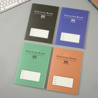 Cahier d'exercices personnalisé avec logo promotionnel pour les élèves, couverture en papier kraft, carnet A4 A5