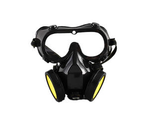 <span class=keywords><strong>Large</strong></span> Field Vision Gummis chutz masken Staub maske zum Schleifen Sprüh lackieren Gasmaske für den Bau-High Respirator - Product Image 4