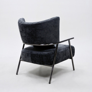 Light Luxury <b>Chair</b> Metal Frame Fabric Armchair Interior Living Room Furniture High End <b>Reading</b> <b>Chair</b> Loft Apartment <b>Chair</b> Seats - Product Image 5