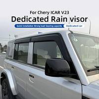 Visera para Ventana de Chery ICAR V23, Protector de Lluvia Ensanchado y Engrosado, Deflector de Ventana Lateral, Accesorios de Modificación Exterior