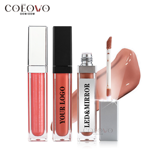 COEOVO 맞춤형 개인 라벨 led 라이트 립글로스 튜브 미러 립글로스 완전 채식 립글로스 벤더 리퀴드 매트 립스틱 립글로스 - Product Image 1