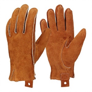 Gants de moto respirants en cuir suédé de vachette pour hommes, vente chaude en usine - Product Image 1