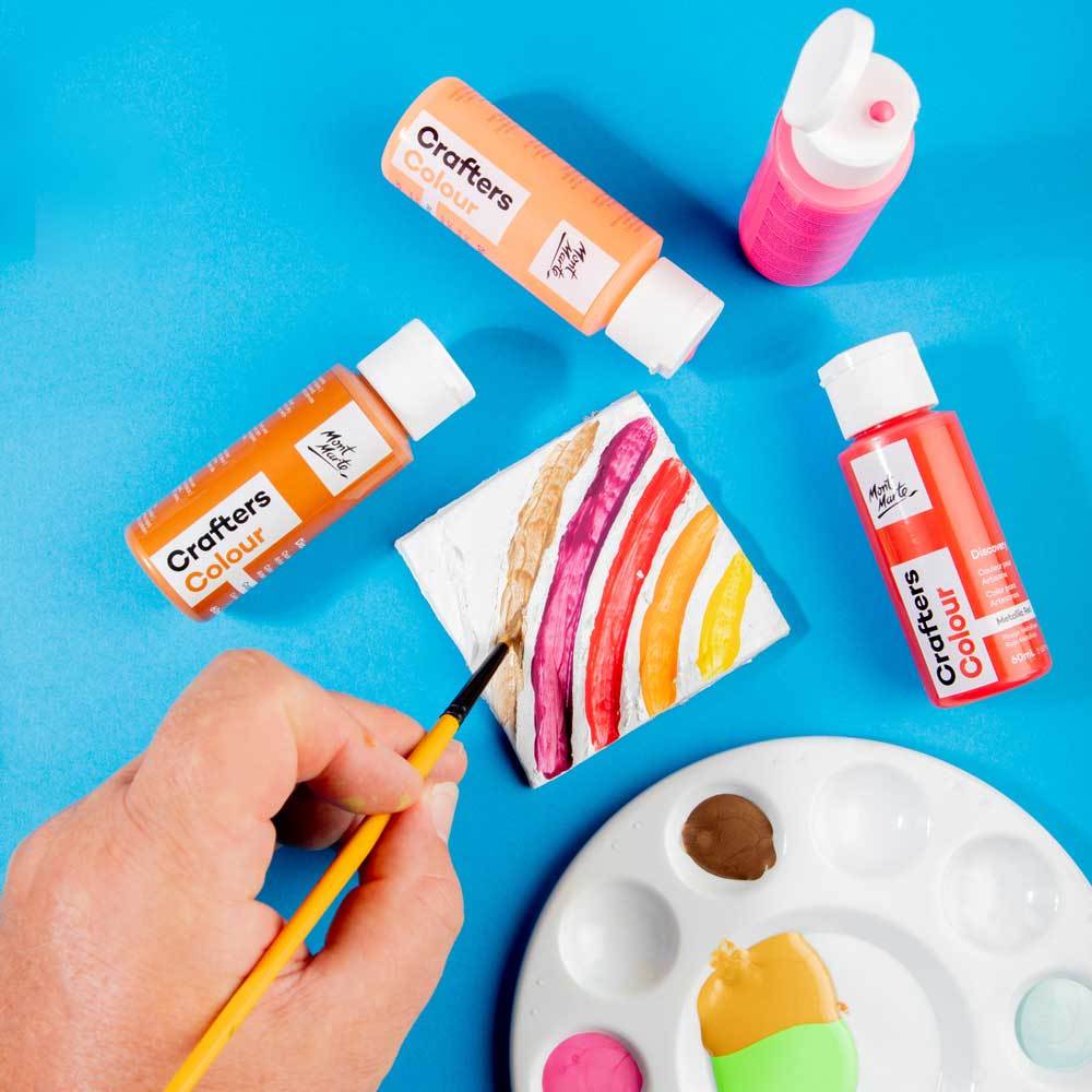 Set De Pinturas Acrílicas Para Artistas – 12ml, Varios Colores, Ideal Manualidades