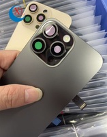 Cache-batterie d'origine avec cadre et vitre arrière pour iPhone 17, 17 Pro Max, 17 Air, 16, 15, 14 Plus Pro Max, magnétique avec connecteur NFC flexible